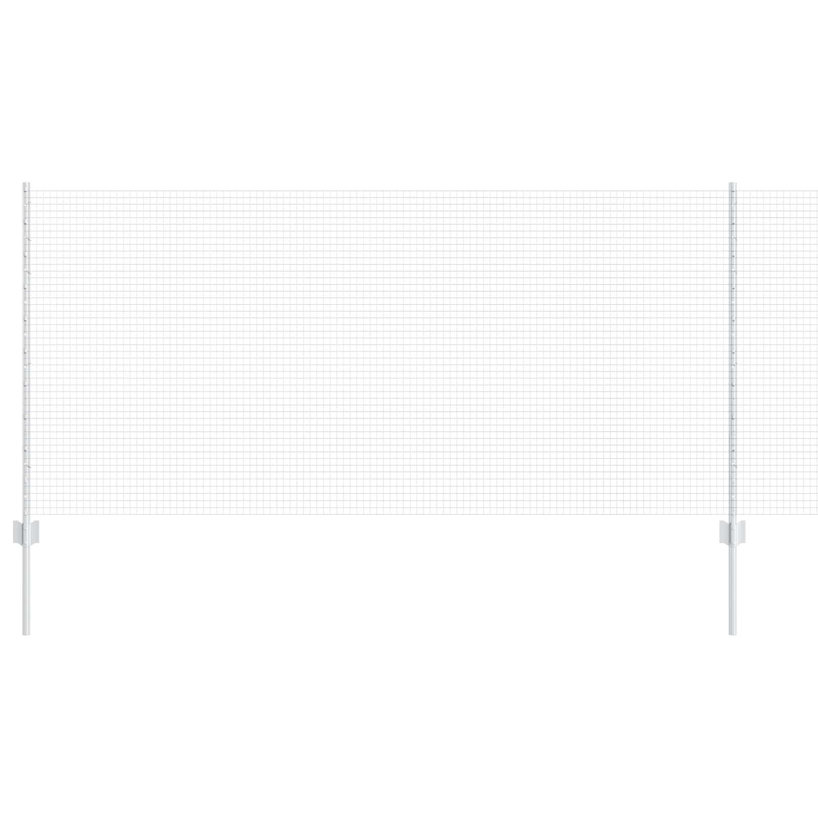 Τεντώτο με στήριγμα Ασημί 1 x 25 m Ατσάλι