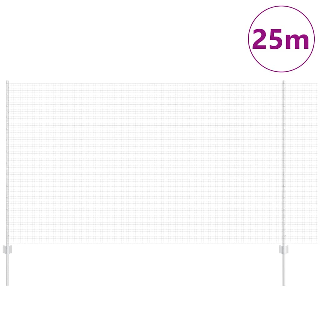 Τεντώτο με στήριγμα Ασημί 1,4 x 25 m Ατσάλι