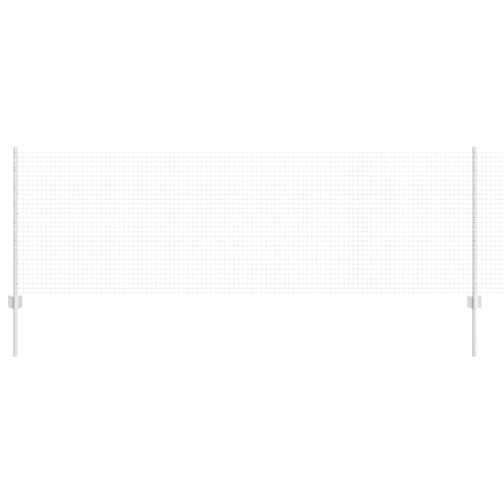 Τεντώτο με στήριγμα Ασημί 0,8 x 50 μ Ατσάλι