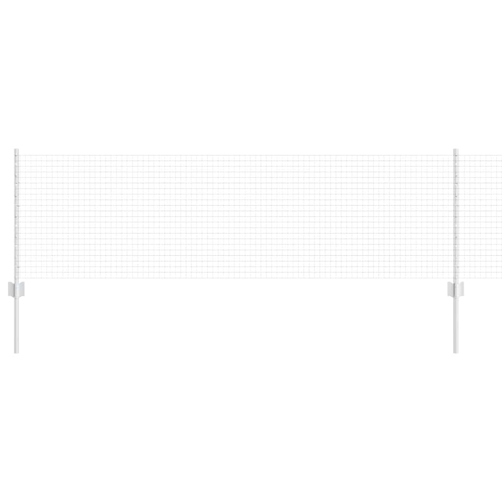 Τεντώτο με στήριγμα Ασημί 0,6 x 100 μ Ατσάλι