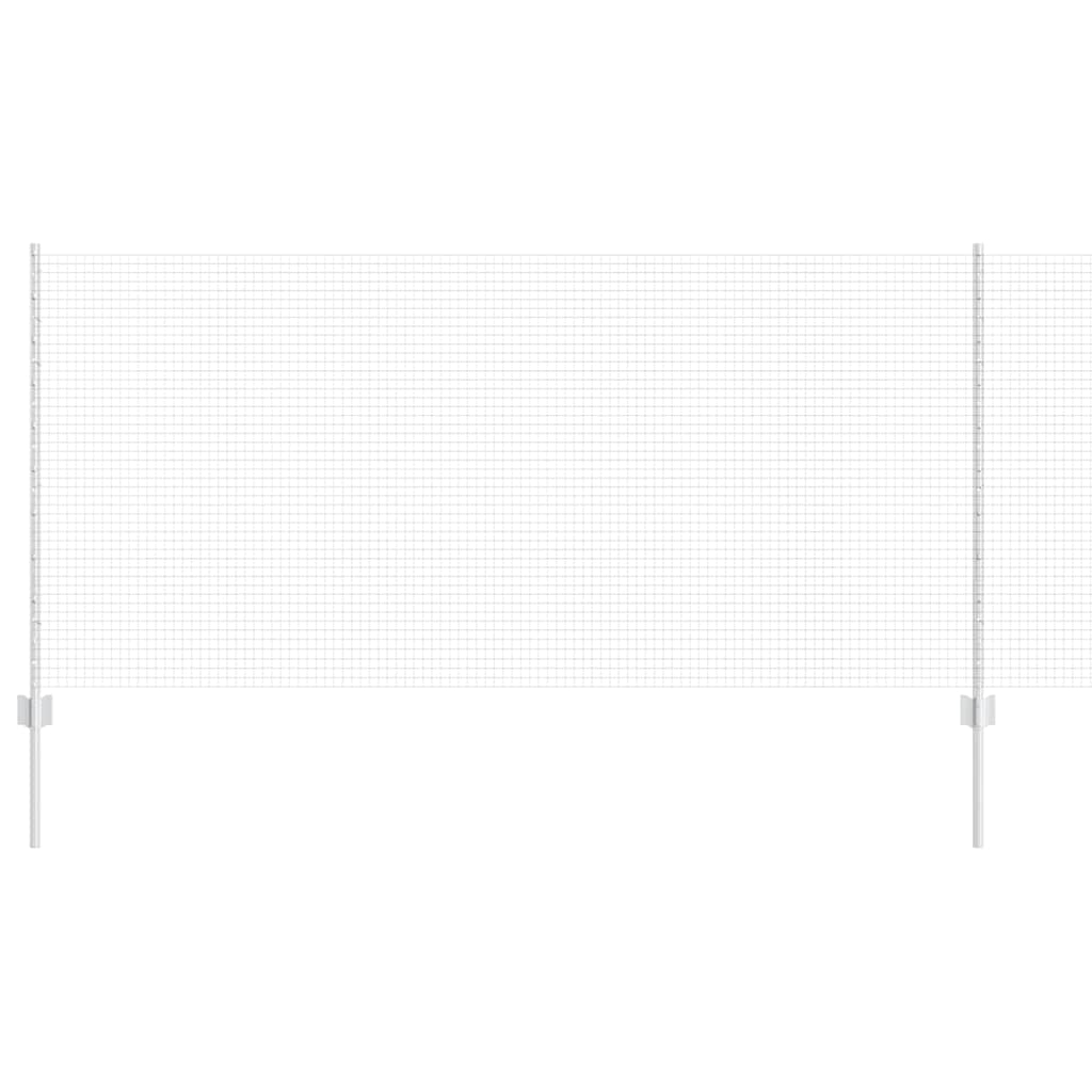 Τεντώτο με στήριγμα Ασημί 1 x 100 m Ατσάλι