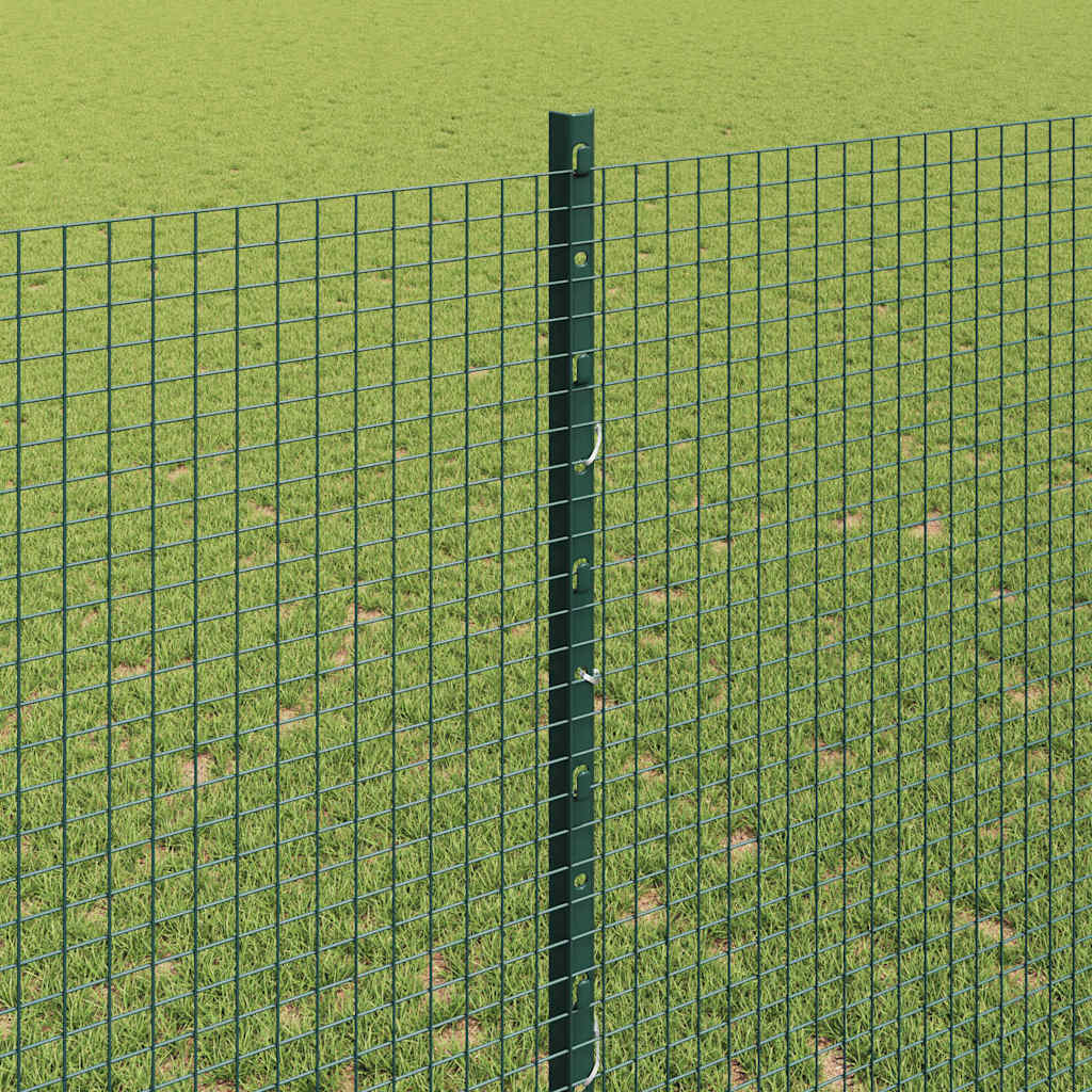 Σιδερένιο πλέγμα με στήλη 10 x 1,4 μ PVC-Επικαλυμμένο Ατσάλι