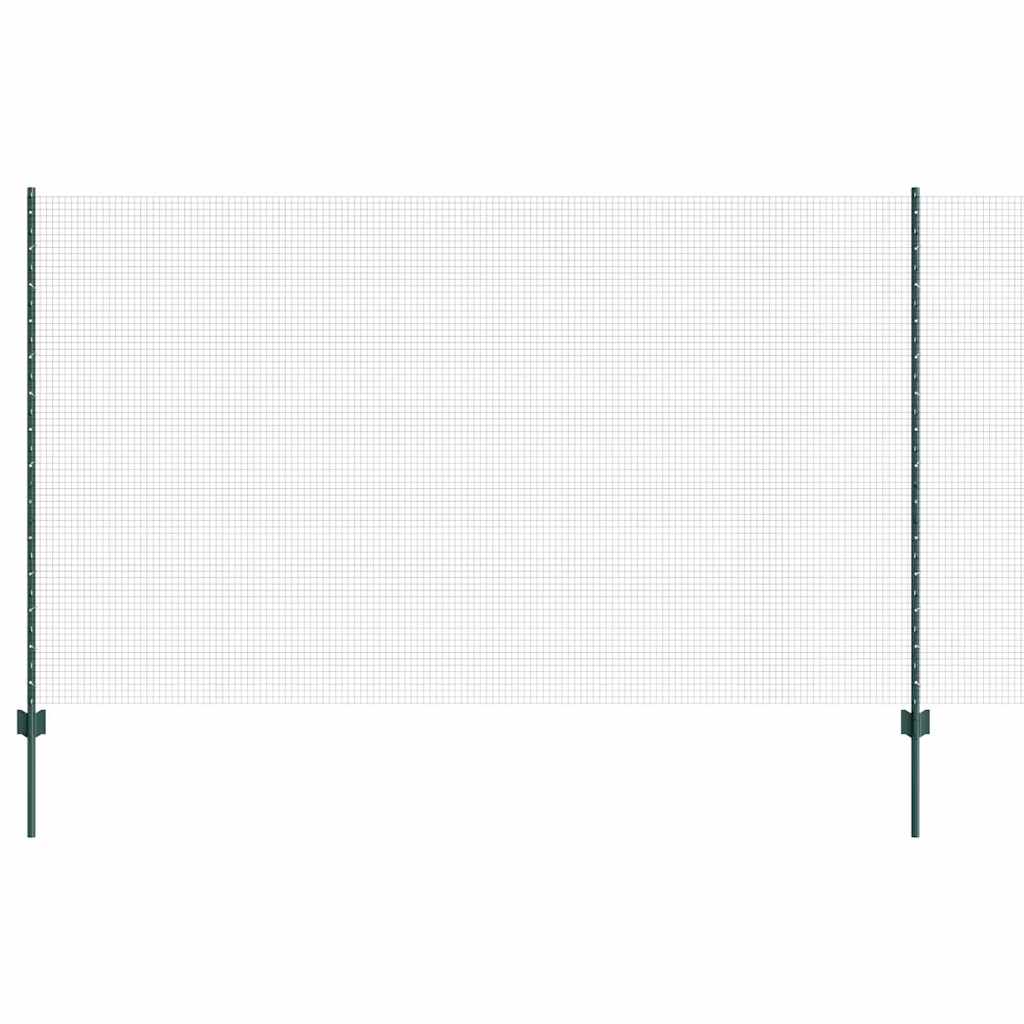 Σιδερένιο πλέγμα με στήλη 10 x 1,4 μ PVC-Επικαλυμμένο Ατσάλι