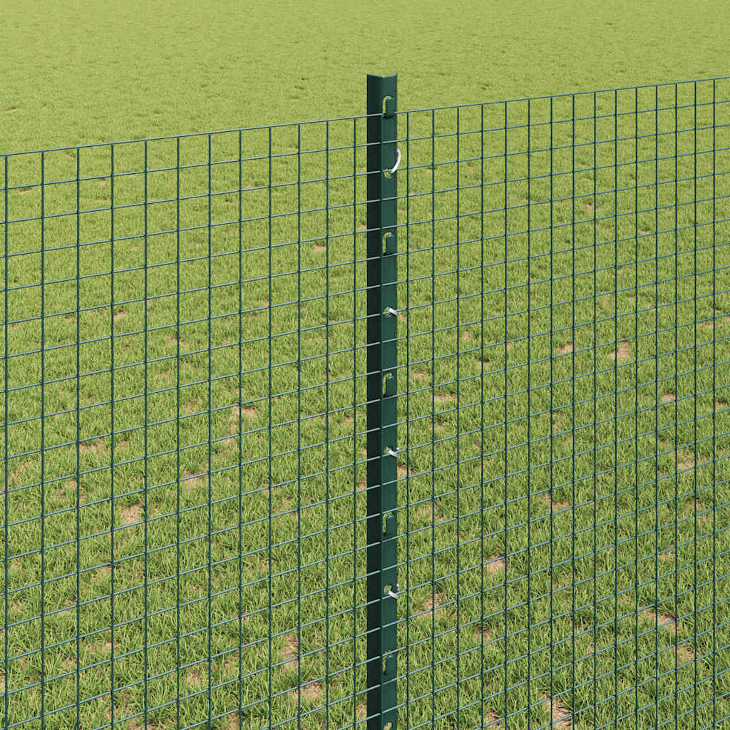 Συρματόπλεγμα με Στυλίς 10 x 1,4 μ PVC-Επικαλυμμένο Ατσάλι