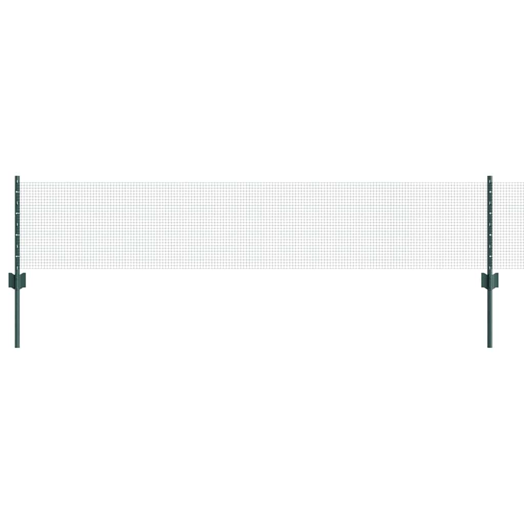 Συρματόπλεγμα με Στυλίς 50 x 0,4 μ PVC-Επικαλυμμένο Ατσάλι - Pakobazaar
