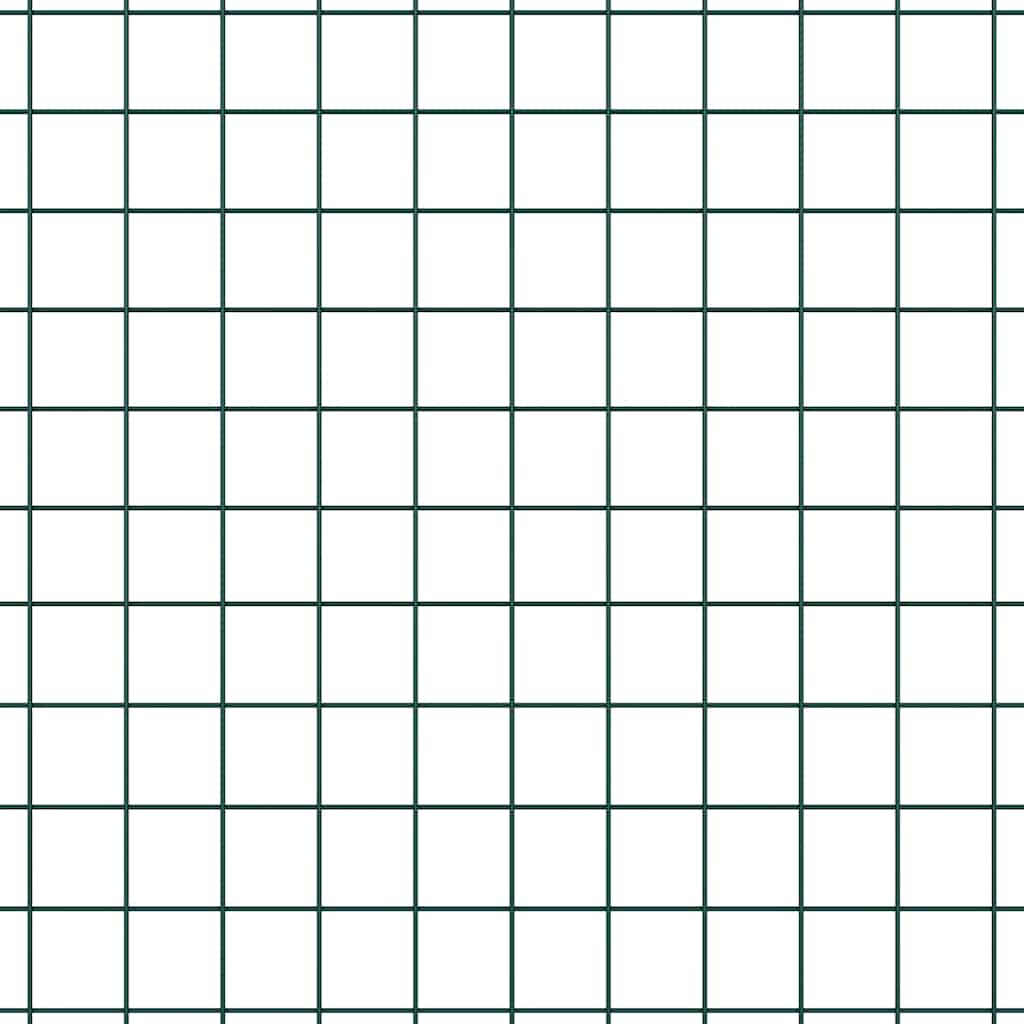 Συρματόπλεγμα με Στυλίς 50 x 0,4 μ PVC-Επικαλυμμένο Ατσάλι - Pakobazaar
