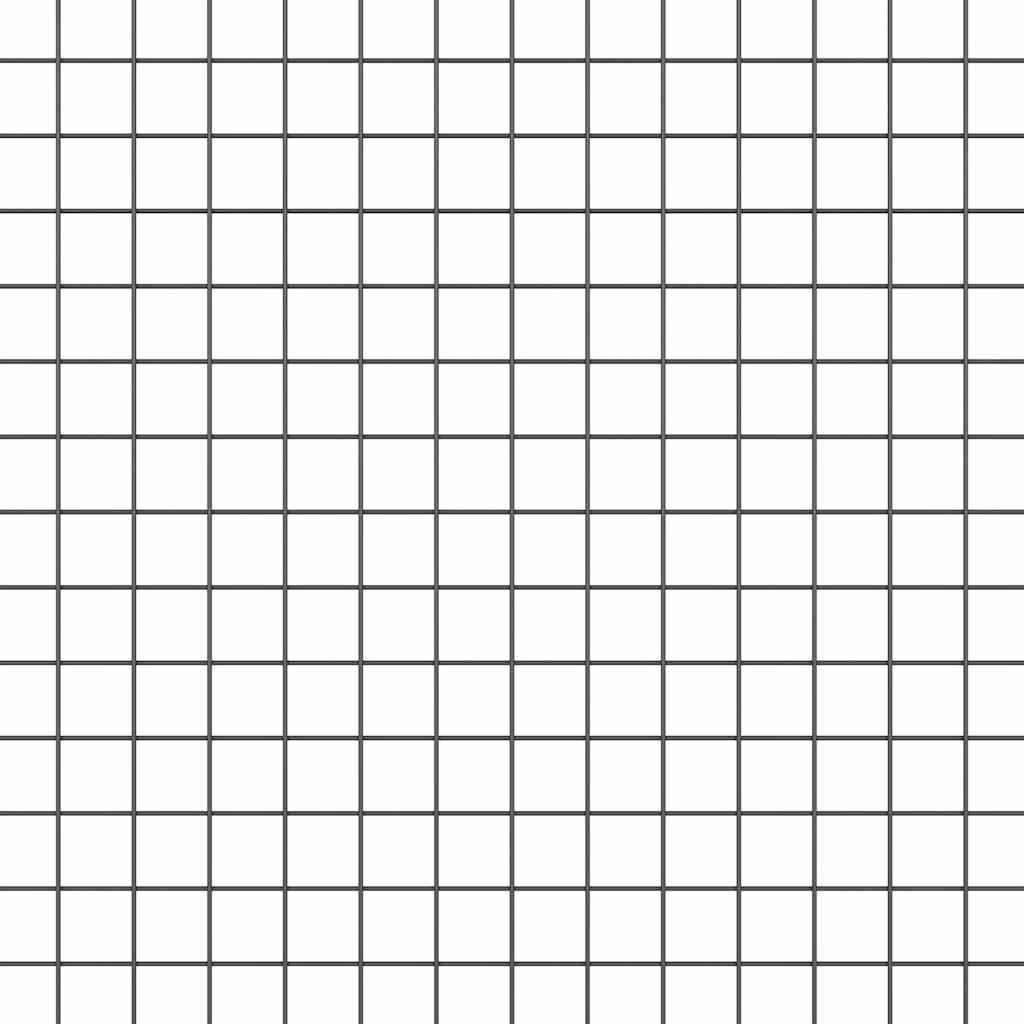 Συρματόπλεγμα με Στυλίς 25 x 0,4 m PVC-Επικαλυμμένο Ατσάλι Γκρι - Pakobazaar