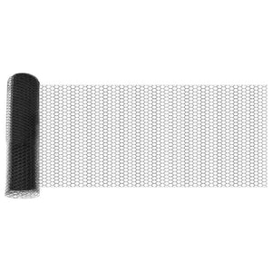 Τεντώτο με στήριγμα Γκρι 0,4 x 10 μ Χάλυβας και PVC - Pakobazaar