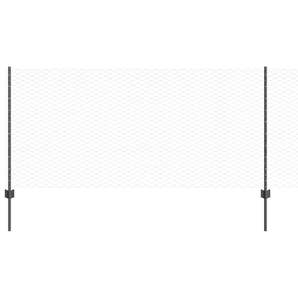 Τεντώτο με στήριγμα Γκρι 0,8 x 10 m Ατσάλι - Pakobazaar