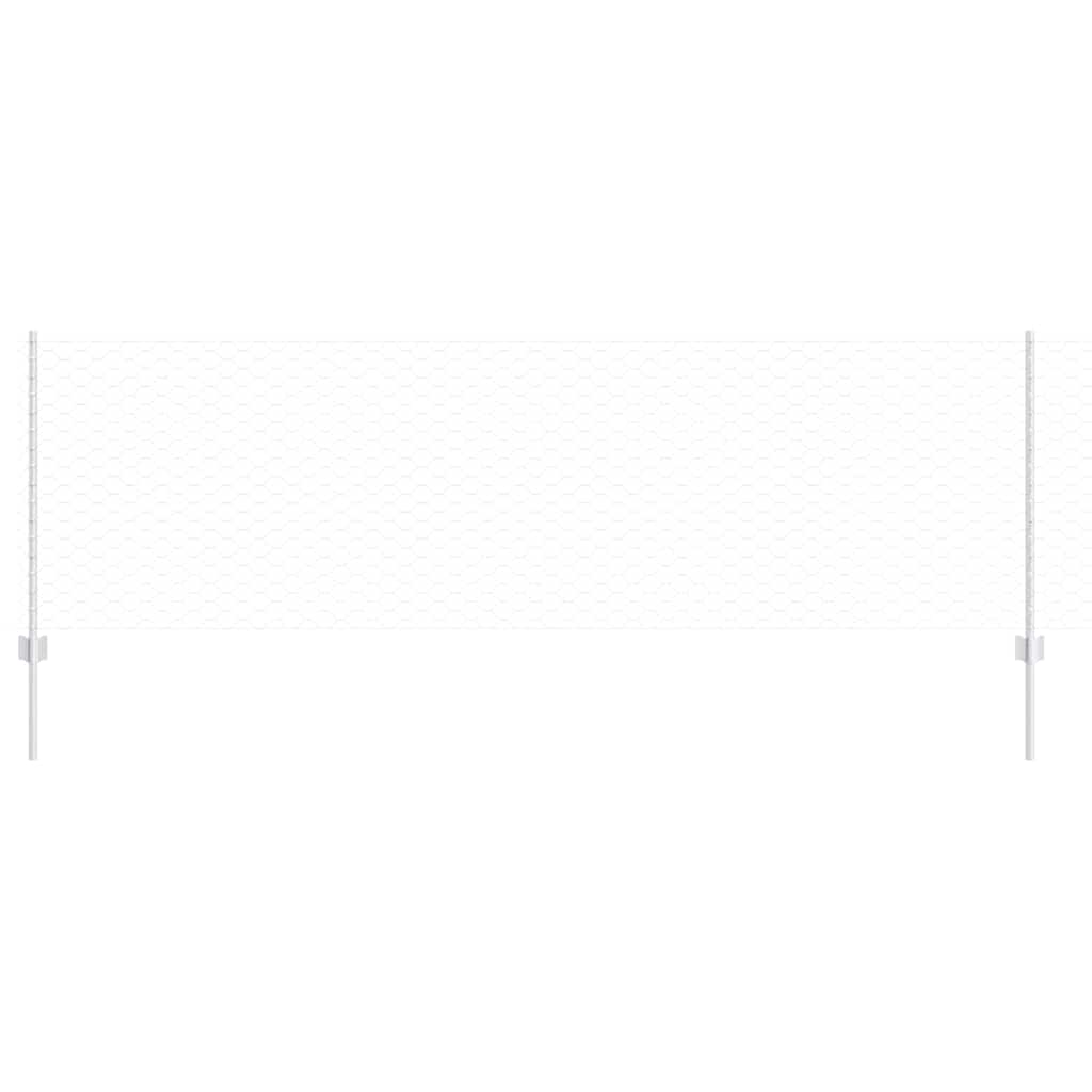 Τεντώτο με στήριγμα Ασημί 0,8 x 10 m Ατσάλι