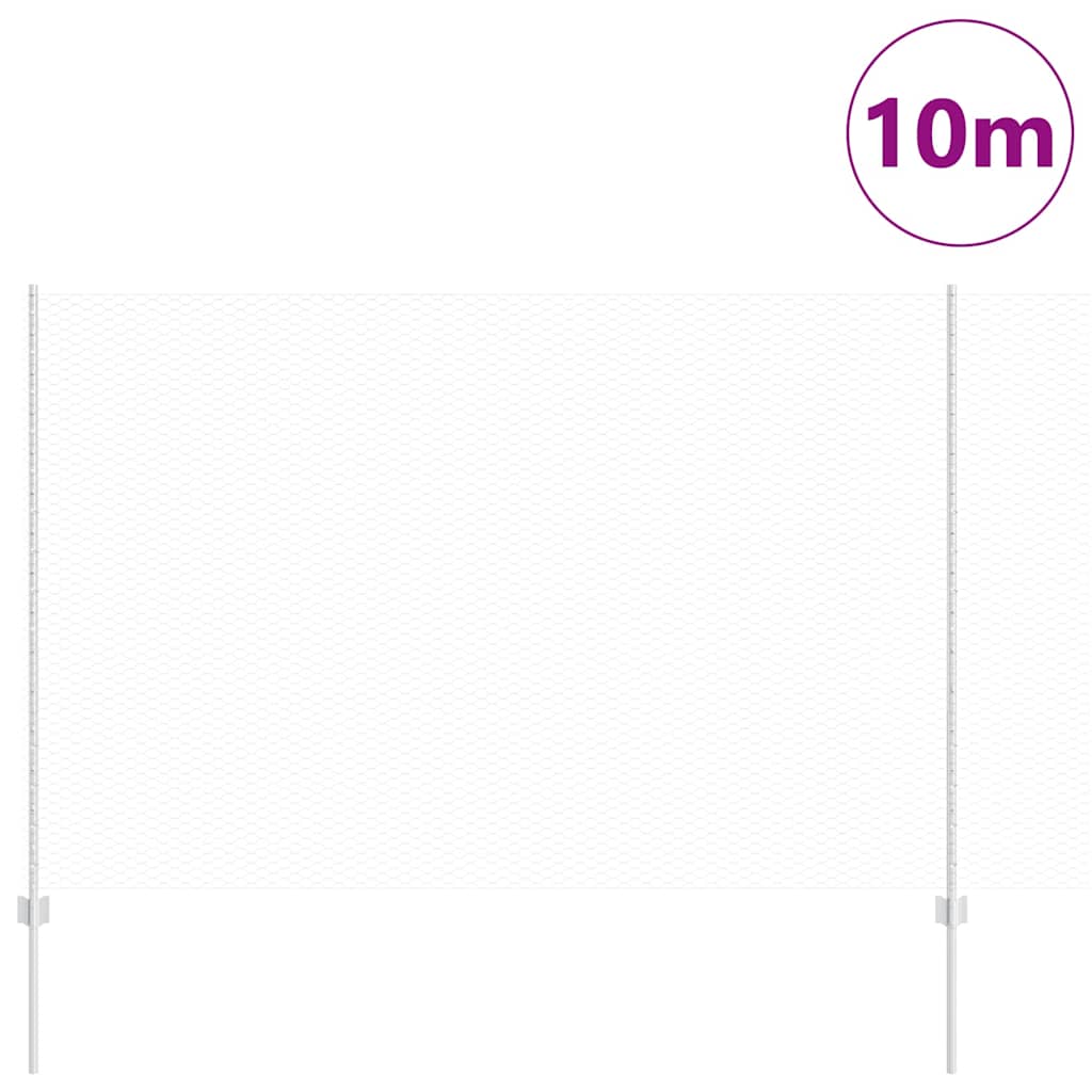 Τεντώτο με στήριγμα Ασημί 1,6 x 10 m Ατσάλι