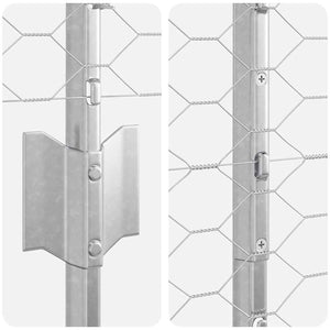 Τεντώτο με στήριγμα Ασημί 1,2 x 25 m Ατσάλι - Pakobazaar