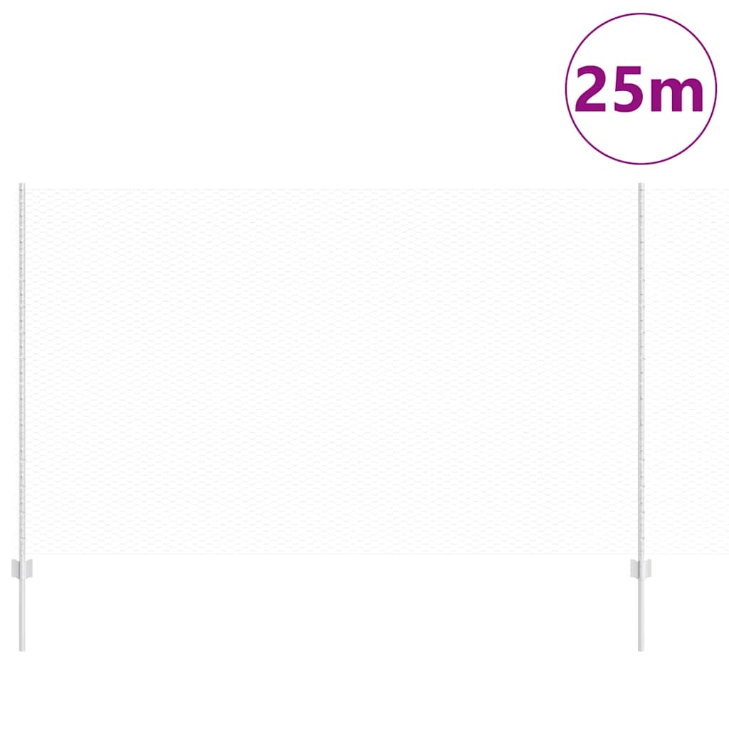 Τεντώτο με στήριγμα Ασημί 1,4 x 25 m Ατσάλι - Pakobazaar