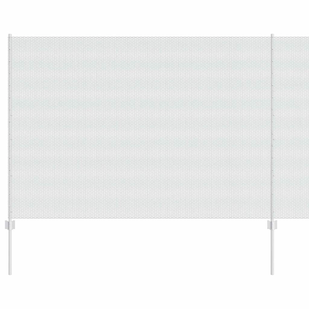 Τεντώτο με στήριγμα Ασημί 1,5 x 25 m Ατσάλι