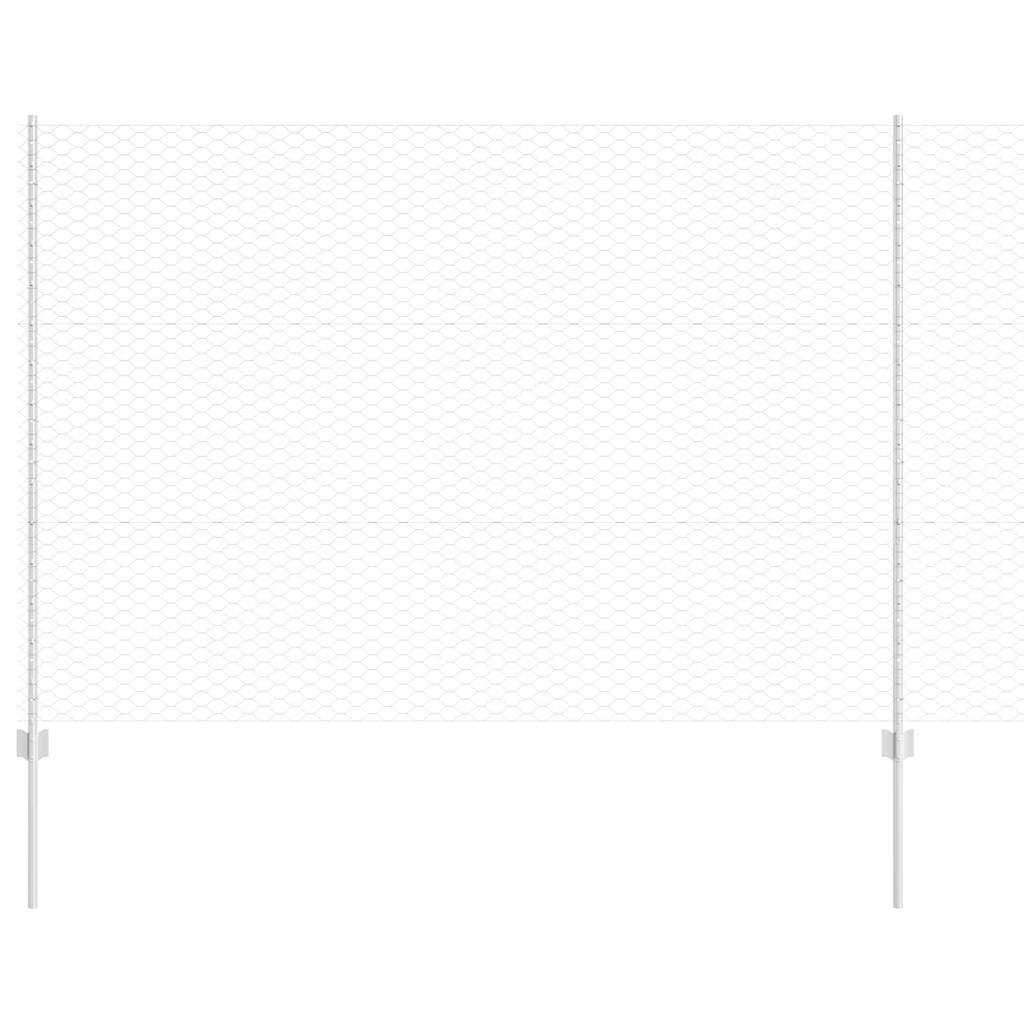 Τεντώτο με στήριγμα Ασημί 1,5 x 25 m Ατσάλι - Pakobazaar