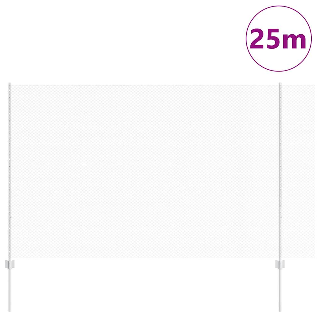 Τεντώτο με στήριγμα Ασημί 1,6 x 25 m Ατσάλι