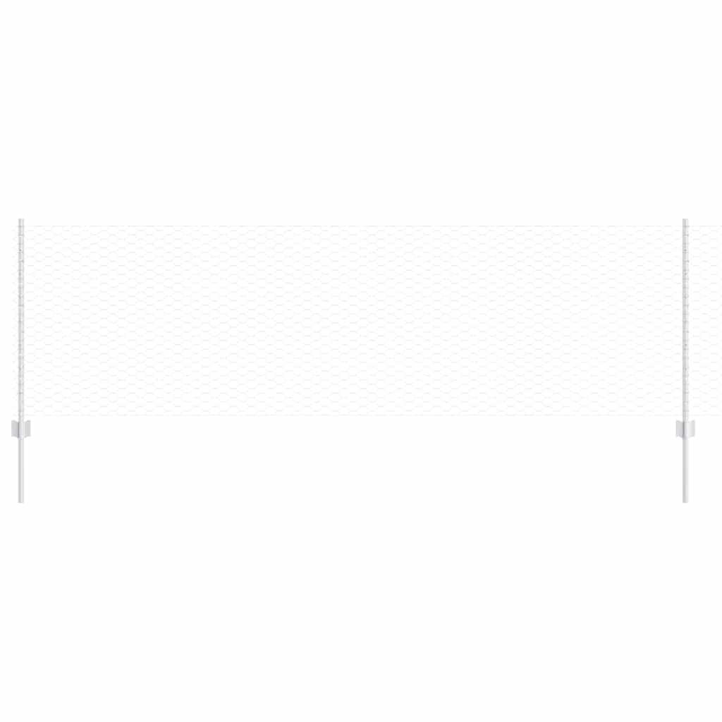 Τεντώτο με στήριγμα Ασημί 0,8 x 50 μ Ατσάλι