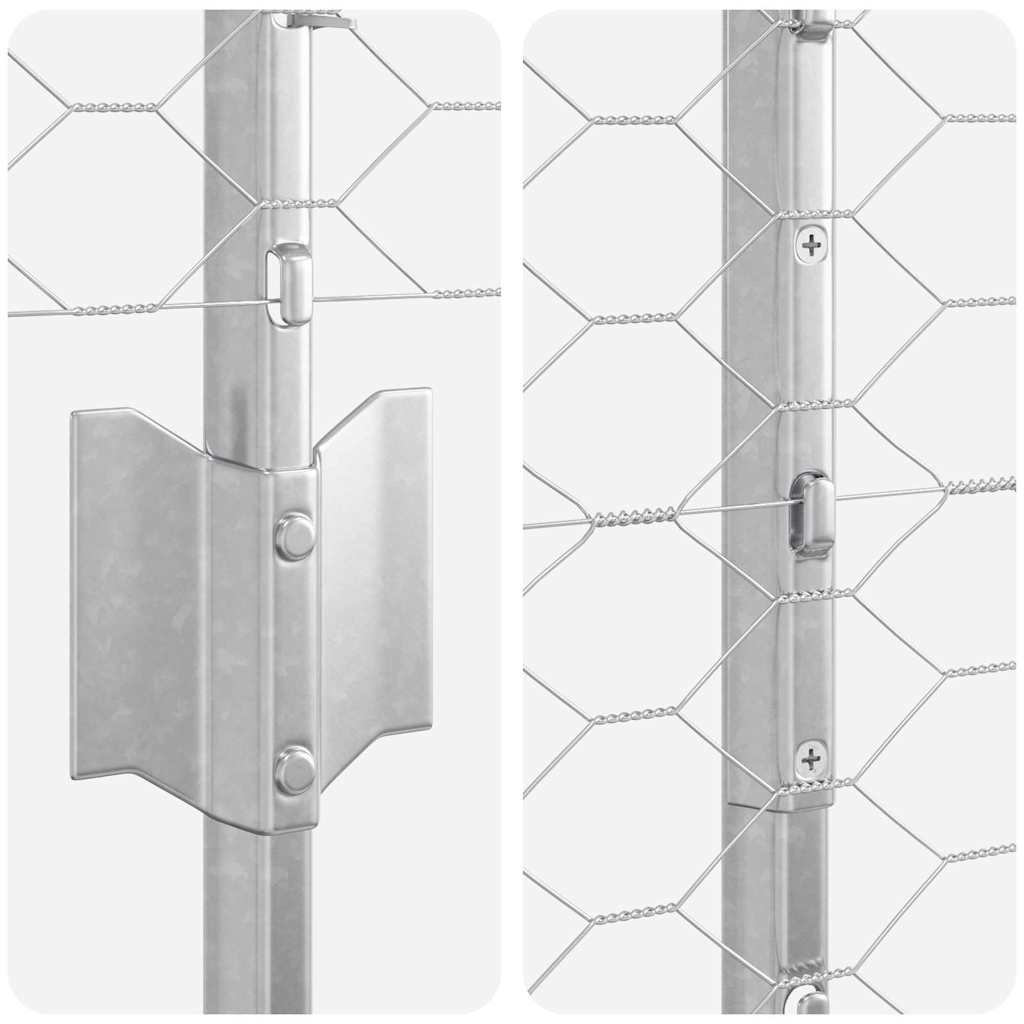 Τεντώτο με στήριγμα Ασημί