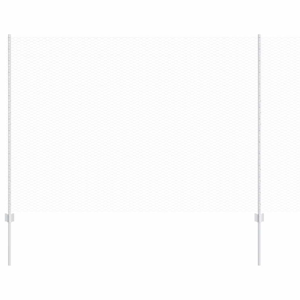 Τεντώτο με στήριγμα Ασημί 1,5 x 50 m Ατσάλι