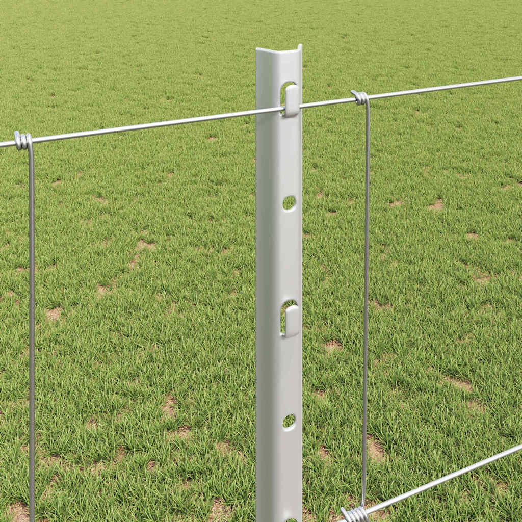 Τεντώτο με στήριγμα Ασημί 1,2 x 25 m Ατσάλι - Pakobazaar