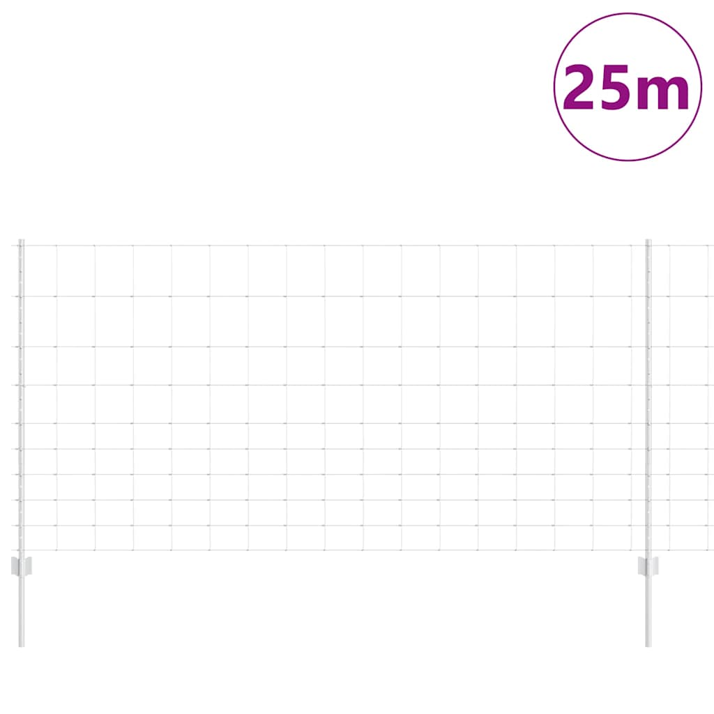 Τεντώτο με στήριγμα Ασημί 1,2 x 25 m Ατσάλι - Pakobazaar