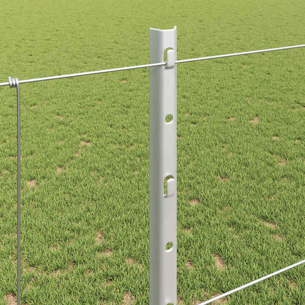 Τεντώτο με στήριγμα Ασημί 1,2 x 25 m Ατσάλι