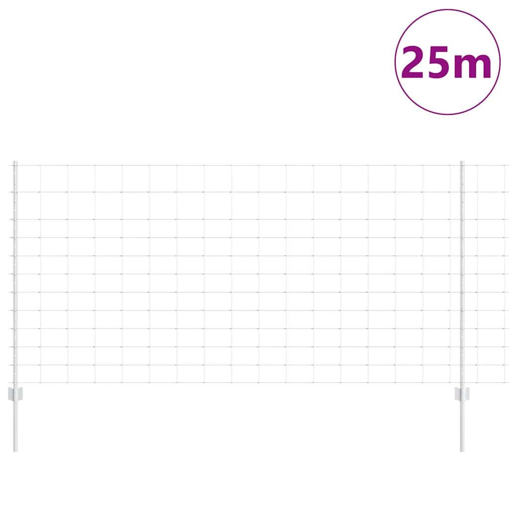 Τεντώτο με στήριγμα Ασημί 1,2 x 25 m Ατσάλι - Pakobazaar