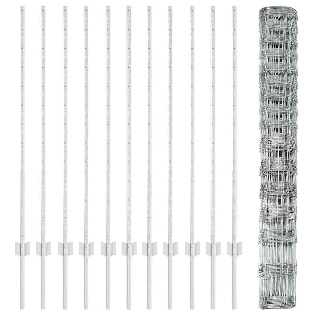 Τεντώτο με στήριγμα Ασημί 1,2 x 25 m Ατσάλι - Pakobazaar