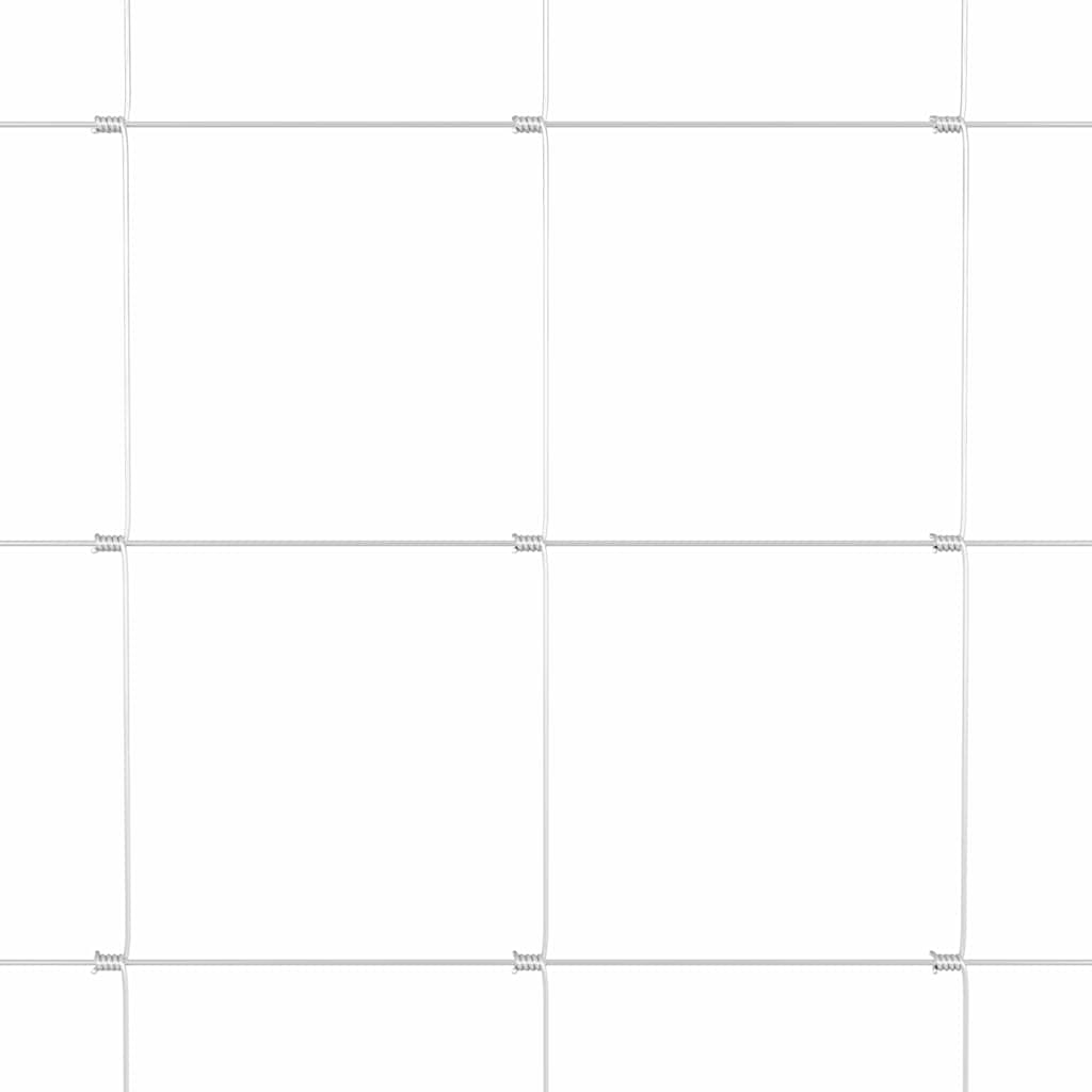 Τεντώτο με στήριγμα Ασημί 1,5 x 25 m Ατσάλι