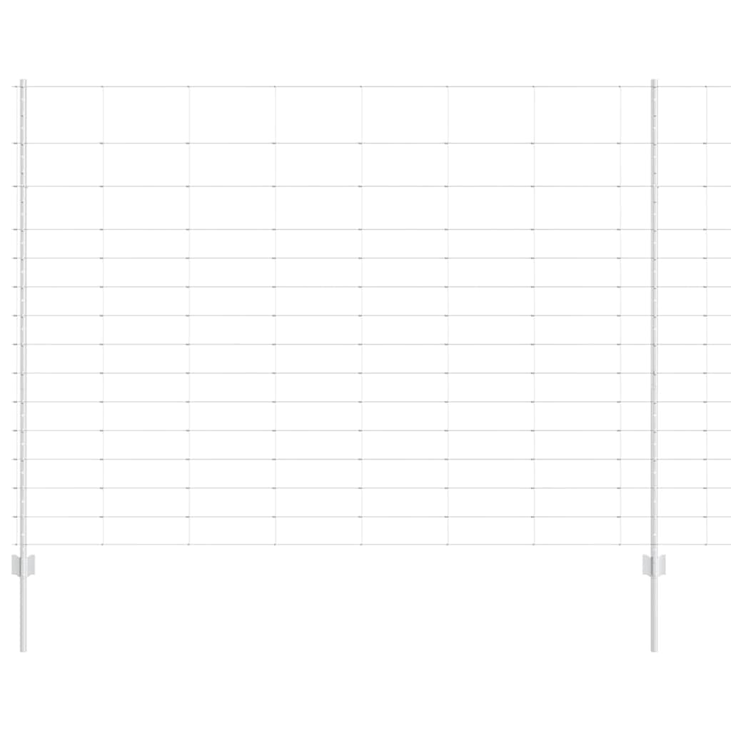 Τεντώτο με στήριγμα Ασημί 1,6 x 25 m Ατσάλι