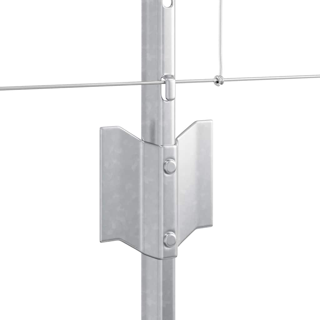 Τεντώτο με στήριγμα Ασημί 0,8 x 50 μ Ατσάλι