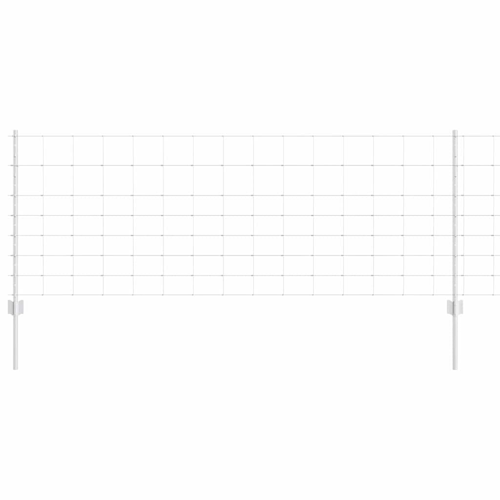 Τεντώτο με στήριγμα Ασημί 0,8 x 50 μ Ατσάλι