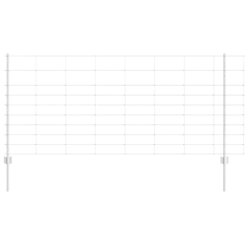 Τεντώτο με στήριγμα Ασημί 1 x 50 m Ατσάλι