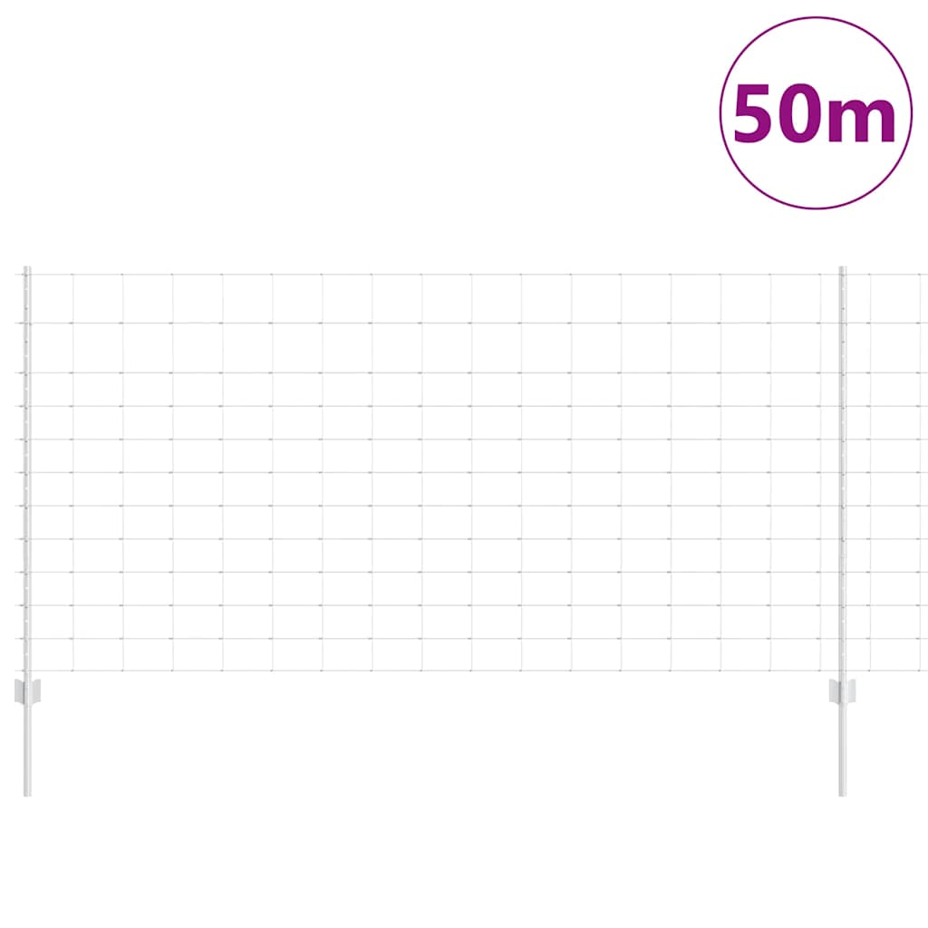 Τεντώτο με στήριγμα Ασημί 1,2 x 50 m Ατσάλι