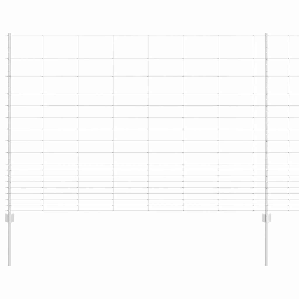 Τεντώτο με στήριγμα Ασημί 1,5 x 50 m Ατσάλι