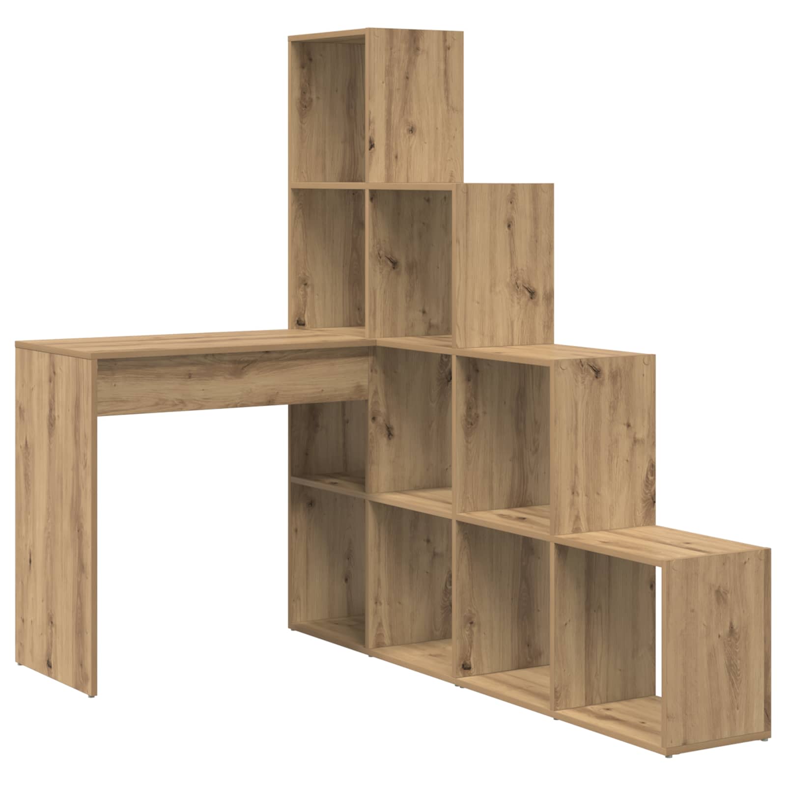 Γωνιακό γραφείο Artisan Oak Επεξεργασμένο ξύλο