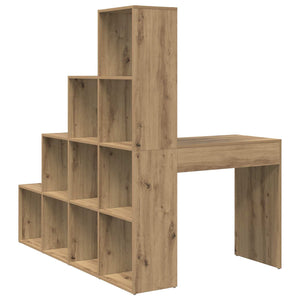 Γωνιακό γραφείο με ράφι Artisan Oak 101,5 x 149,5 x 149,5 εκ.