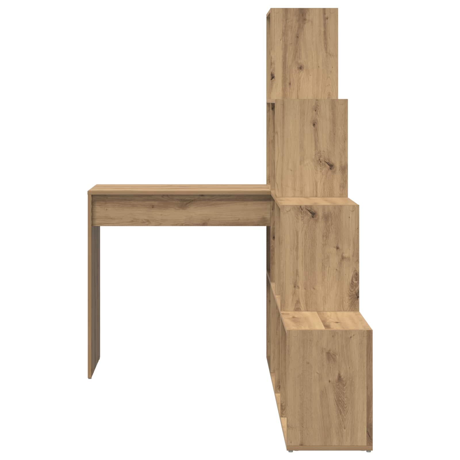 Γωνιακό γραφείο Artisan Oak Επεξεργασμένο ξύλο