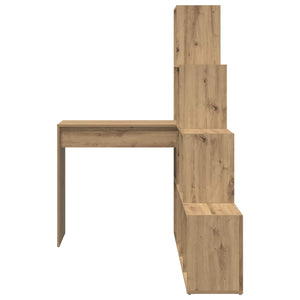 Γωνιακό γραφείο με ράφι Artisan Oak 101,5 x 149,5 x 149,5 εκ.