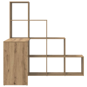 Γωνιακό γραφείο με ράφι Artisan Oak 101,5 x 149,5 x 149,5 εκ.