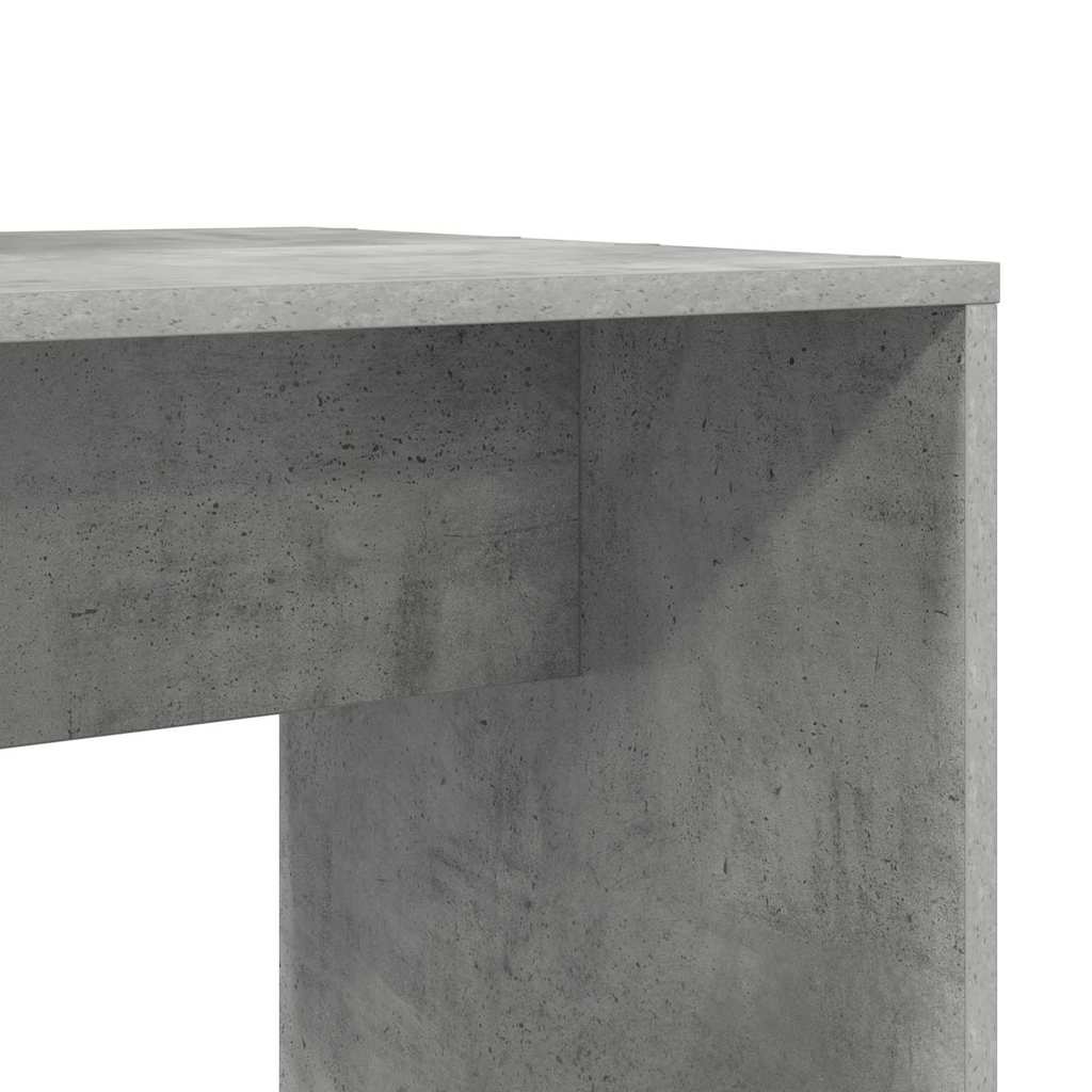 Γραφείο Σκυρόδεμα Γκρι 138,5 x 55 x 143 εκ Επεξεργασμένο ξύλο