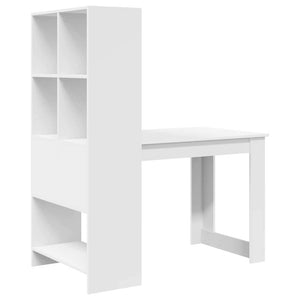 Γραφείο Λευκό Επεξεργασμένο Ξύλο 122 x 67 x 145 εκ.