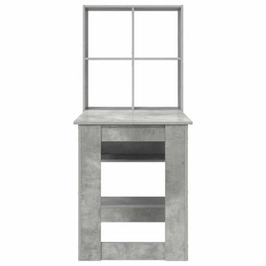 Γραφείο Σκυρόδεμα Γκρι 122 x 67 x 145 εκ. Επεξεργασμένο ξύλο - Pakobazaar