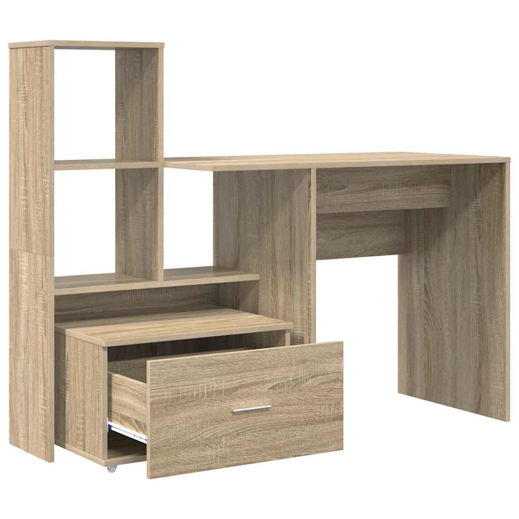 Γραφείο Δρύς Sonoma 131,5 x 50 x 106,5 εκ. Επεξεργασμένο ξύλο