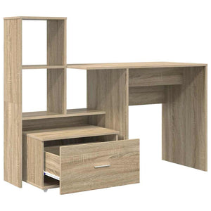 Γραφείο Δρύς Sonoma Επεξεργασμένο Ξύλο 131,5 x 50 x 106,5 εκ.