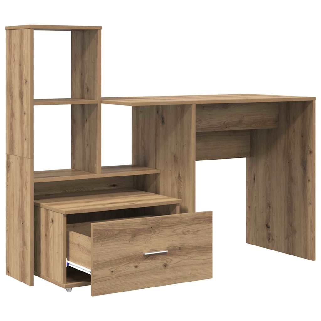 Γραφείο Artisan Oak Επεξεργασμένο ξύλο 131,5 x 50 x 106,5 εκ.