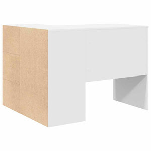 Γωνιακό γραφείο με συρτάρι Λευκό 102 x 88 x 75 εκ - Pakobazaar