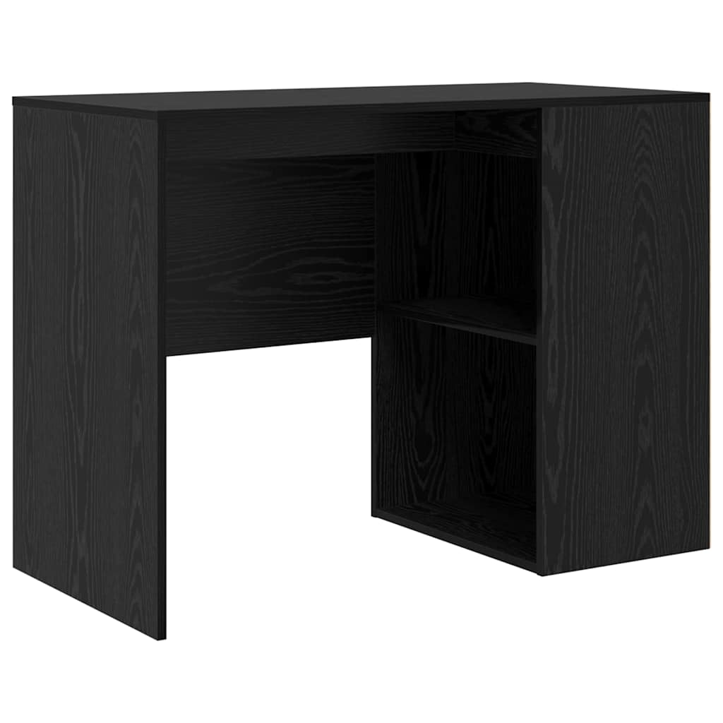 Γωνιακό γραφείο με συρτάρι Μαύρη Οξυά 102 x 88 x 75 εκ