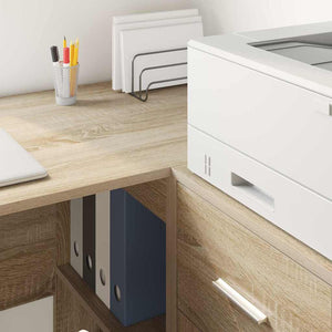 Γωνιακό γραφείο με συρτάρι με ράφι Δρύς Sonoma 102 x 88 x 75 εκ