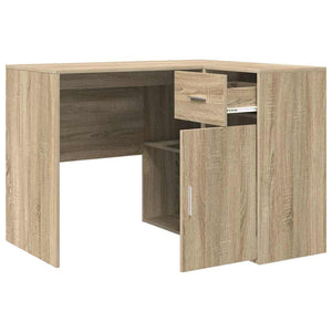 Γωνιακό γραφείο με συρτάρι με ράφι Δρύς Sonoma 102 x 88 x 75 εκ
